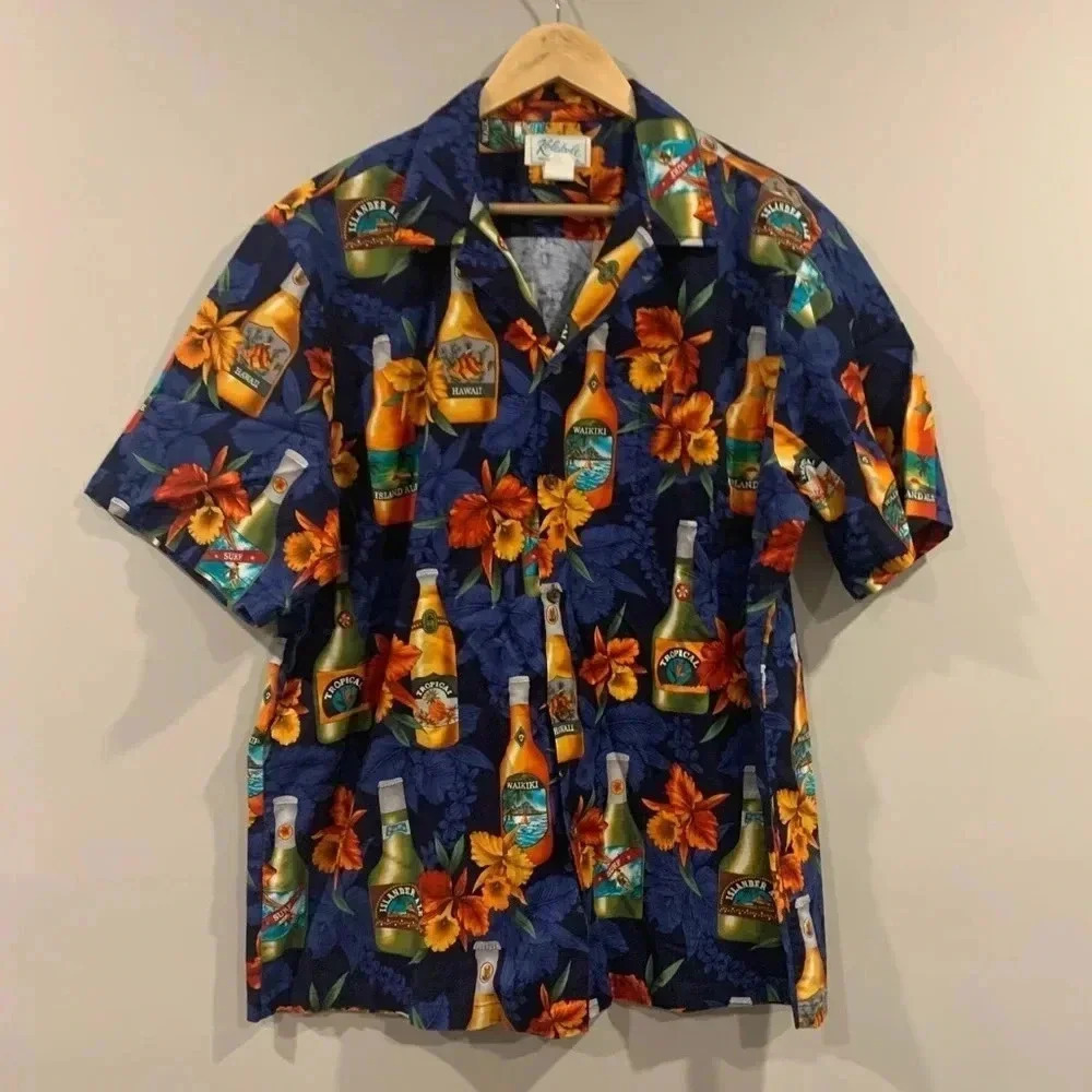 Vintage Kolekole Hawaiian Beach Shirt  - XL